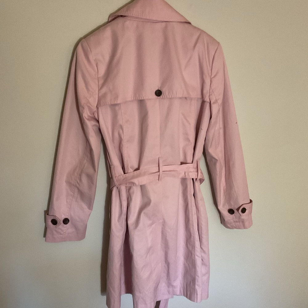 Banana Republic Light Pink Trench Coat - Picture 3 of 10